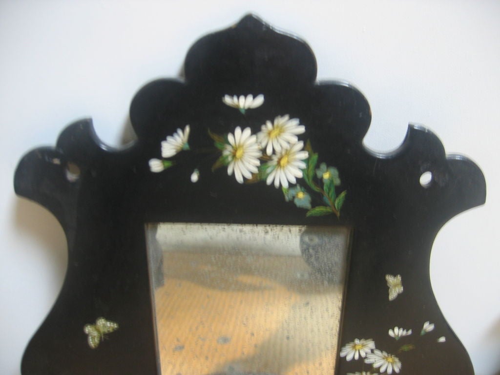 papier mache mirror sconce