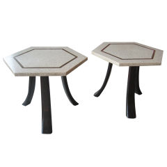 Pair of occasional tables designed by Harvey Probber