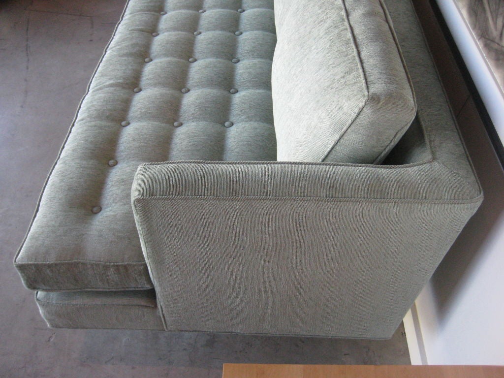 Dunbar sofa on polished brass legs 4