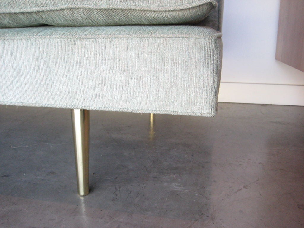 Dunbar sofa on polished brass legs 5