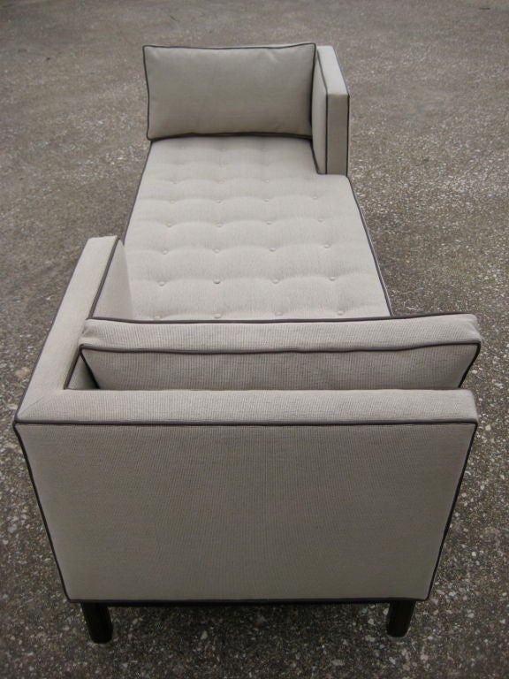 Dunbar Tete a Tete sofa designed by Edward Wormley 1