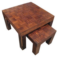 Rosewood nesting tables by Don Shoemaker