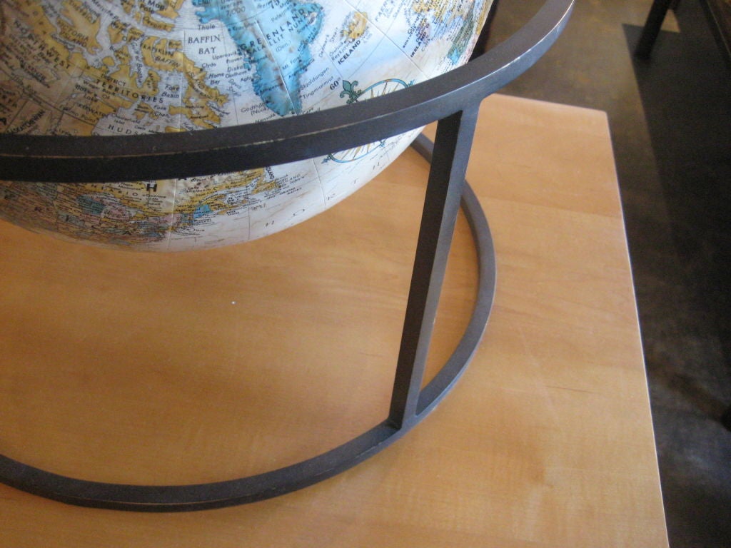 Bronze table top globe by Paul McCobb 4