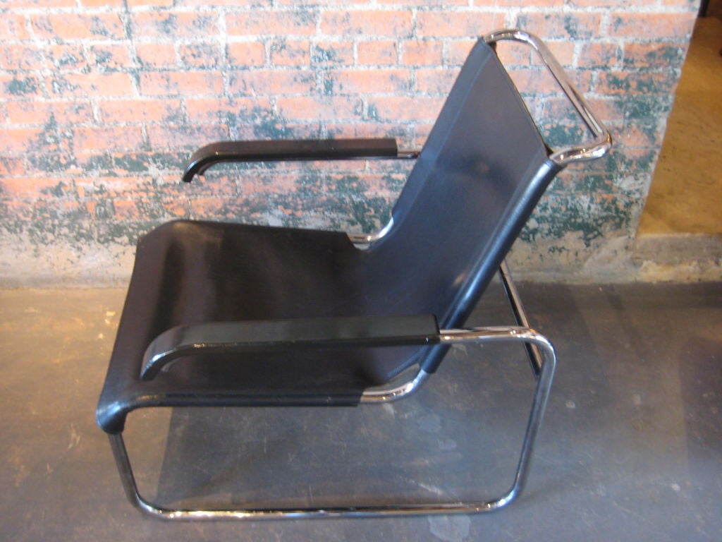 Pair of B-35 lounge chairs by Marcel Breuer 1