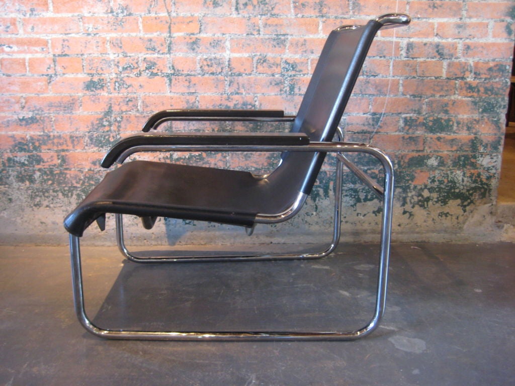 Pair of B-35 lounge chairs by Marcel Breuer 2