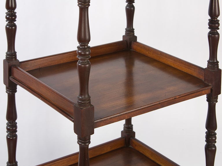 American Mahogany   Etagere In Excellent Condition In Norwalk, CT
