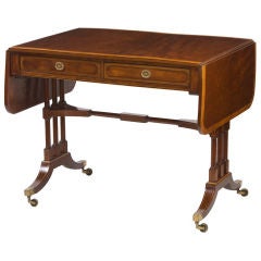 Regency Mahogany Sofa Table 10