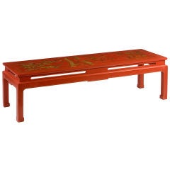 Red Lacquer coffee table