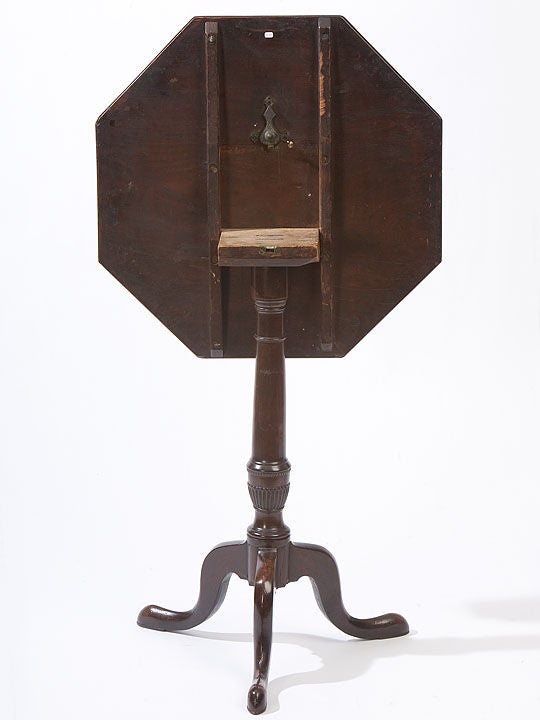 18th Century and Earlier English George III mahogany candlestand For Sale
