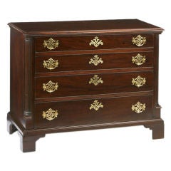 English Chippendale Mahogany Chest 9