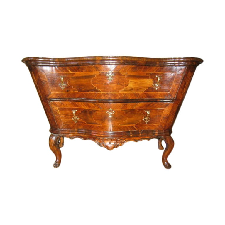 Italian 18th Century Shaped Commode For Sale