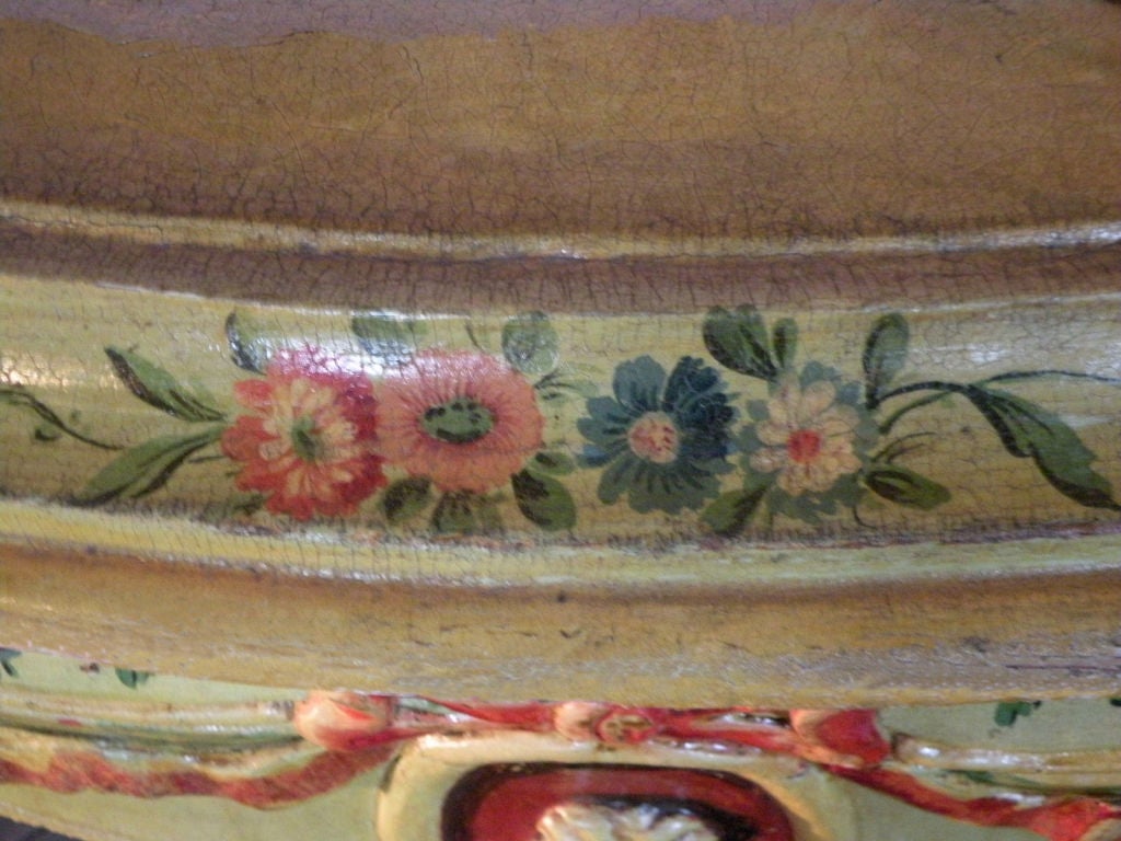 Neoklassizistischer Konsolentisch im venezianischen Stil des späten 18. Jahrhunderts, bemalt im Zustand „Gut“ im Angebot in Troy, NY