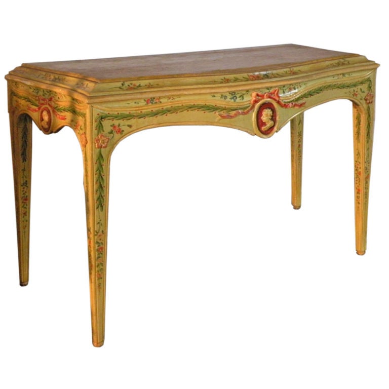 Venetian Neoclassical late 18th century Painted Console Table