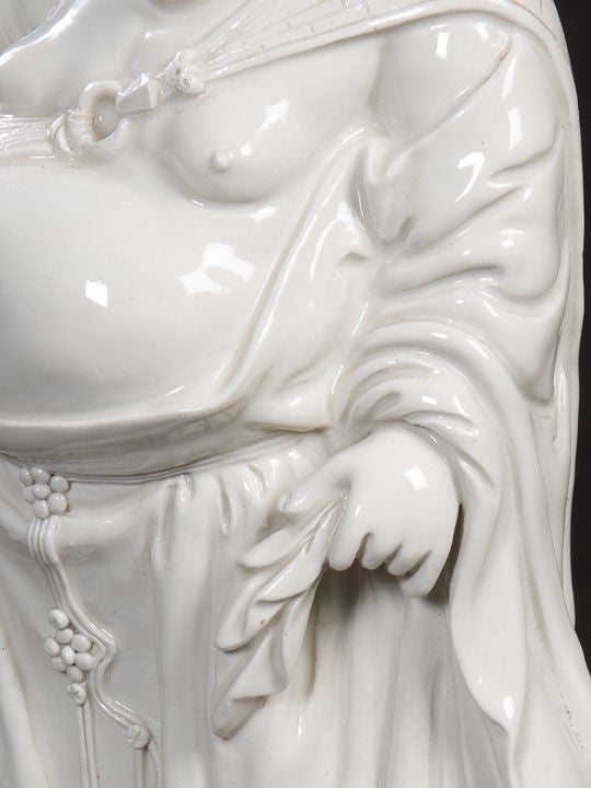 Chinese Blanc de Chine Sculpture of Budai 2