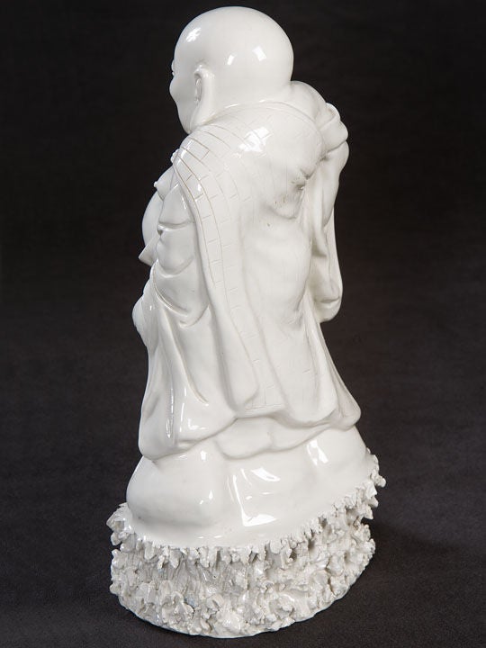 Chinese Blanc de Chine Sculpture of Budai 3