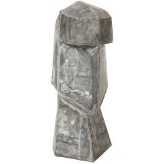 Cubist Aluminum Warrior Bust
