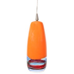 Massimo Vignelli for Venini Glass Pendant
