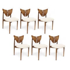 Stunning Kurt Ostervig Rosewood Butterfly Dining Chairs