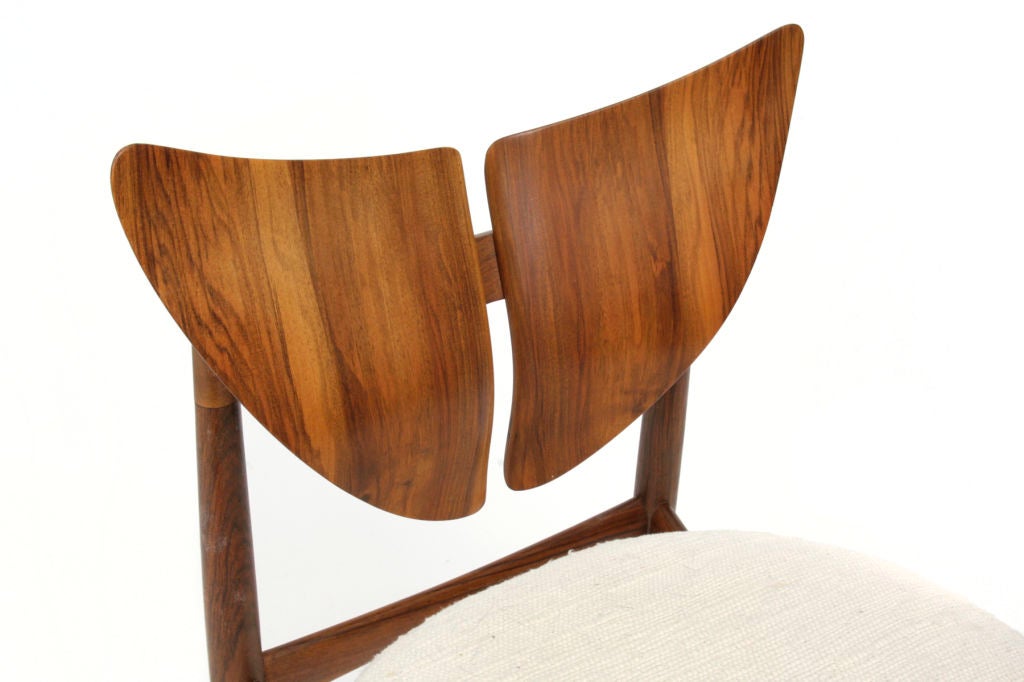 Danish Stunning Kurt Ostervig Rosewood Butterfly Dining Chairs
