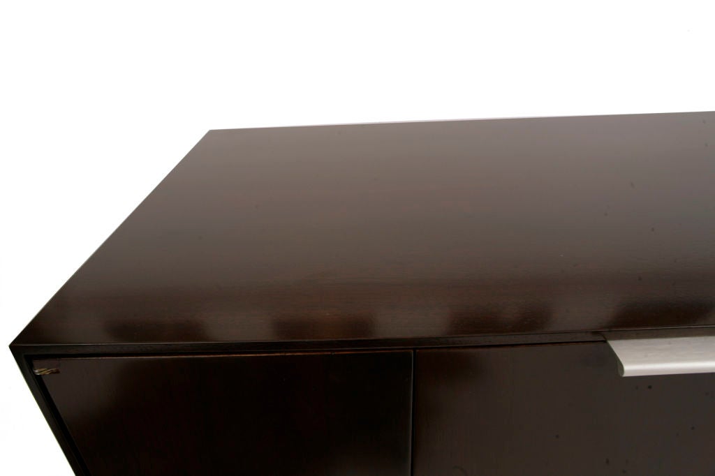 John Stuart Walnut & Steel Credenza