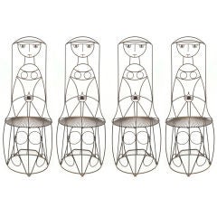 4 Iron Chairs by John Risley