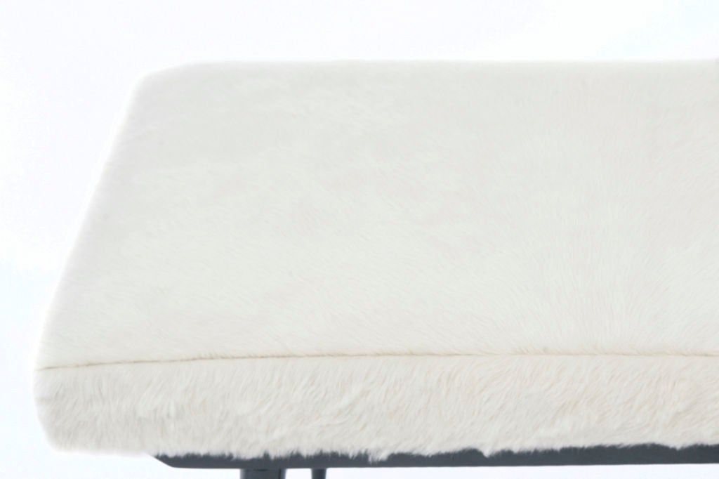 Decorative Italian Hair on Hide Bench