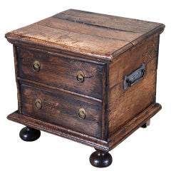 English Elm Coal Box