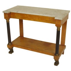 Empire console table, circa 1810