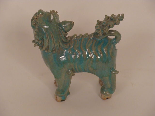 Chinese Pair of whimsical foo dogs