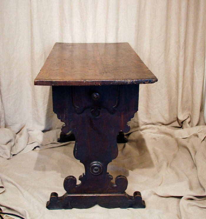 Italian Walnut Library table