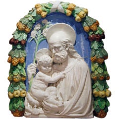 Della Robbia of St. Anthony and Christ Child