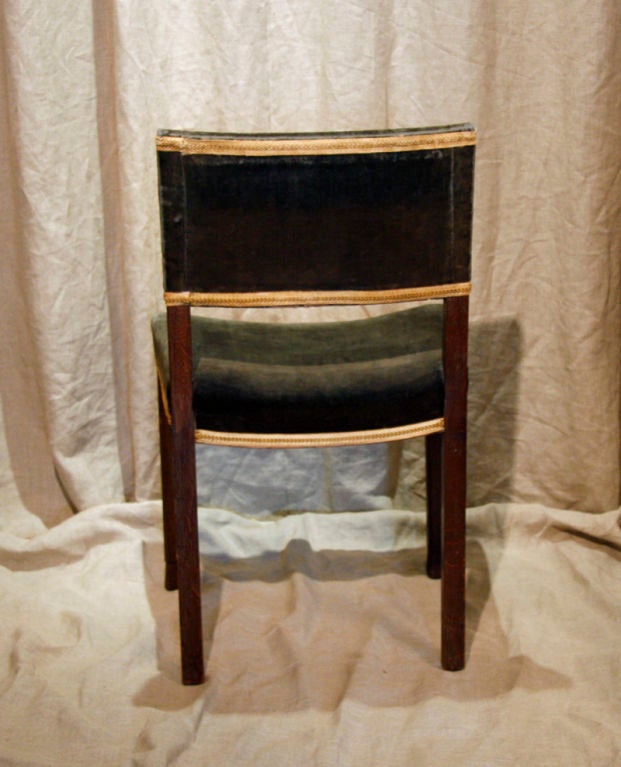 Mid-20th Century George the Sixth Coronation Chair and Stool