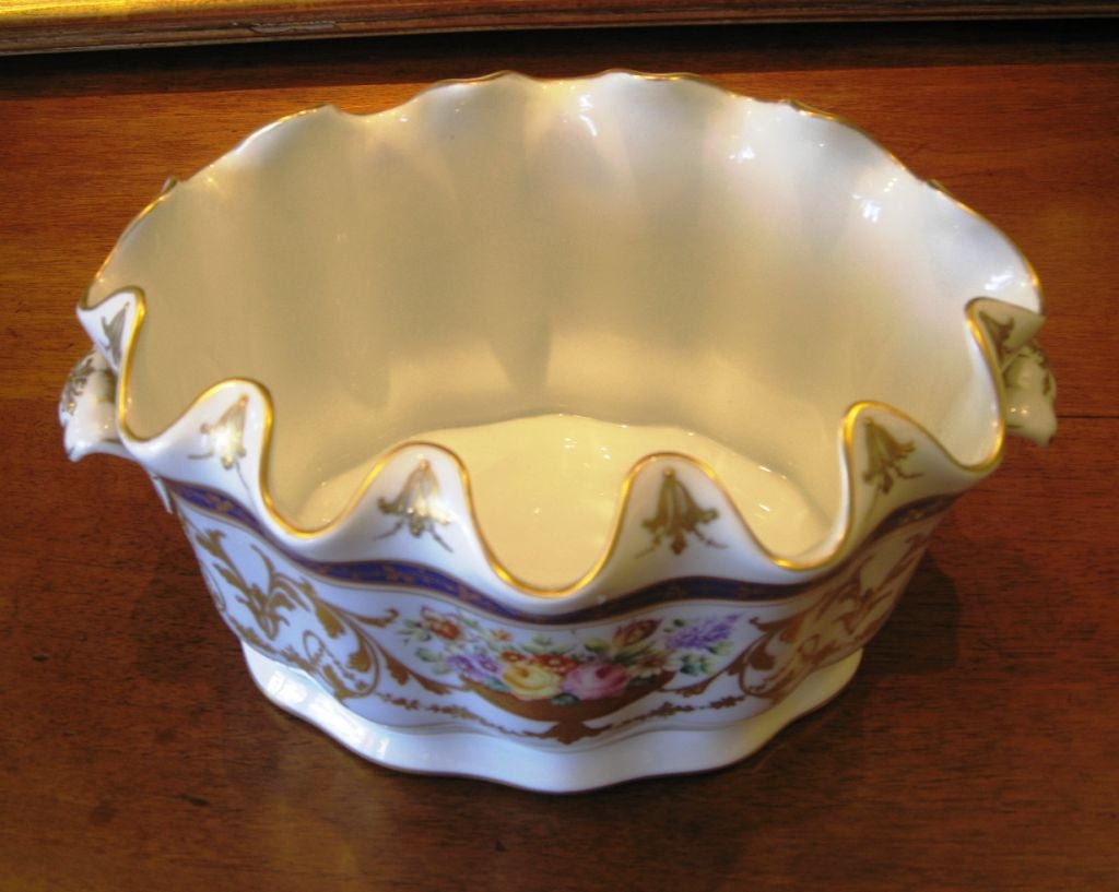 Mid-20th Century French Paris Porcelain Cachepot or Tureen For Sale
