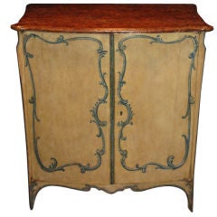 Antique A Painted Cream Two-door Cabinet