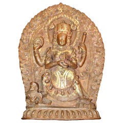 Antique Mother Goddess with a Garuda