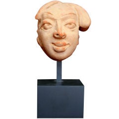 Miniature Unidentified Terracotta Head