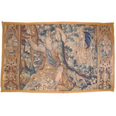 18th Century Allegorical Brussels Baroque Tapestry