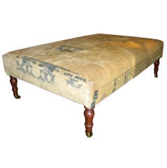 Antique Oushak Ottoman