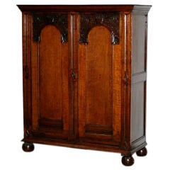 18th Century oak Anglo-Dutch cupboard