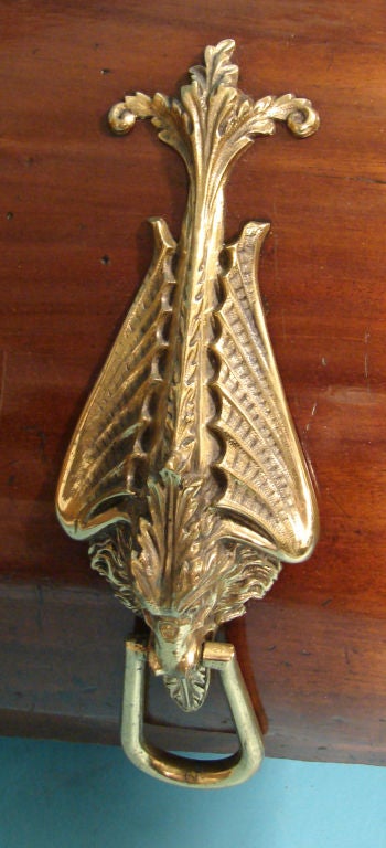Regency style gilt-bronze mounted coal scuttle