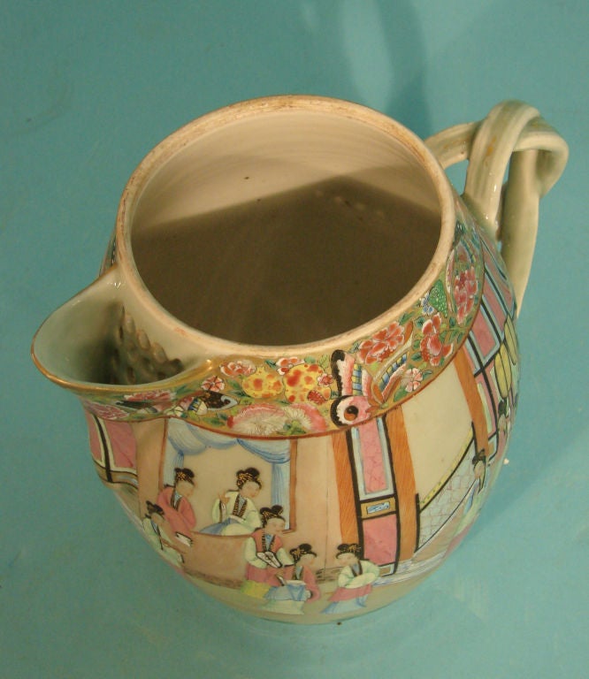 Porcelain Chinese export cider jug