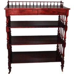 Wiiliam IV Regency rosewood etagere