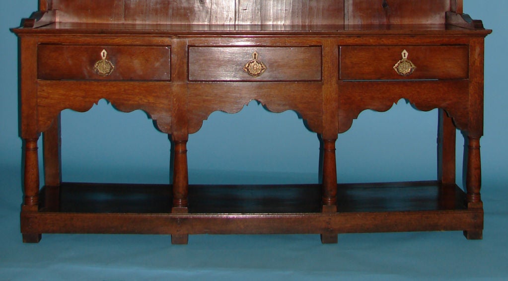 19th Century George III Oak Welsh dresser