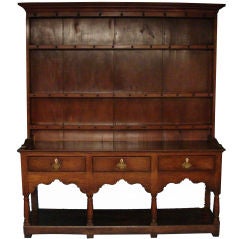 Antique George III Oak Welsh dresser