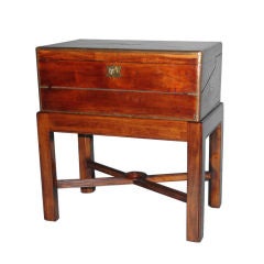 Anglo-Indian Rosewood Traveling Desk