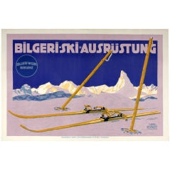 Antique Bilgeri - Ski - Ausrustung
