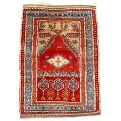 Antique Anatolian Prayer Rug