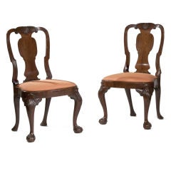 Antique Four Mahogany Side Chairs