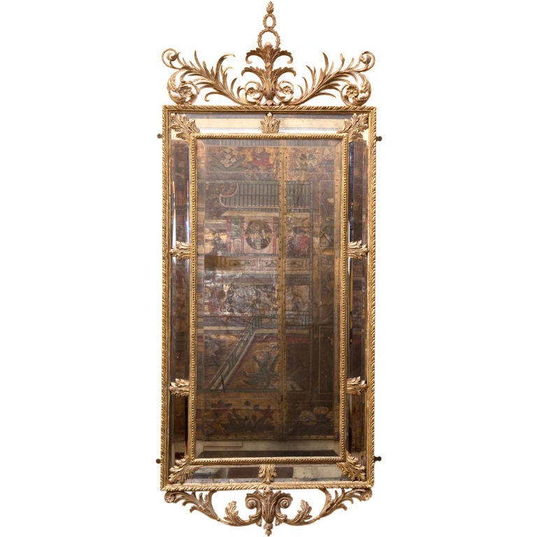 A Neo-Classical Mirror For Sale