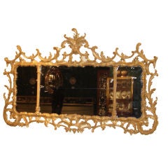 Giltwood Over Mantle Mirror